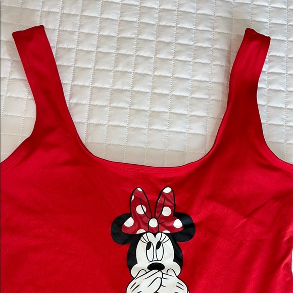 Red Minnie Mouse Swimsuit - Picture 7 of 10